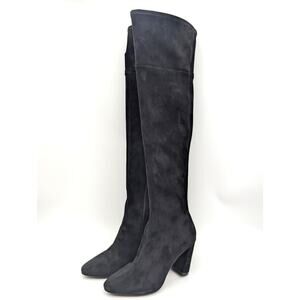 Jeffrey Campbell Parisah Over The Knee Boots Women's Black Size US7 EU38